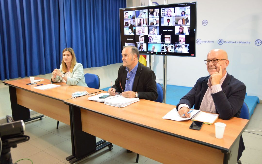 Gregorio destaca la unidad y fortaleza del PP para trabajar con más fuerza que nunca ante la grave crisis derivada de la pandemia de COVID-19