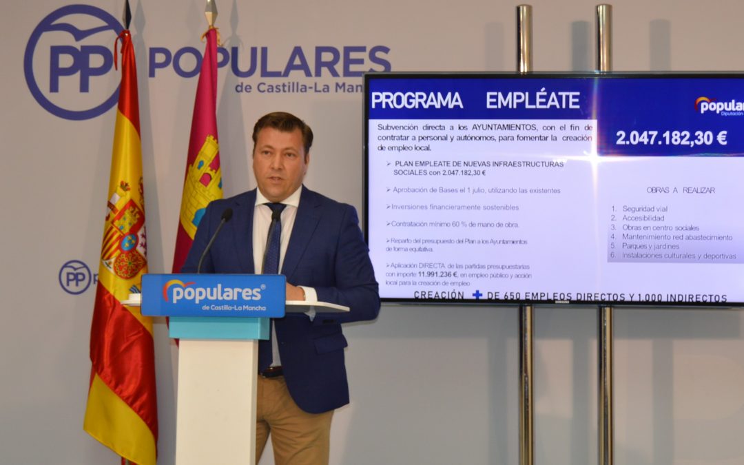 Congosto detalla las propuestas del PP para combatir la crisis en los municipios y lamenta la inacción del Gobierno de Álvaro Gutiérrez