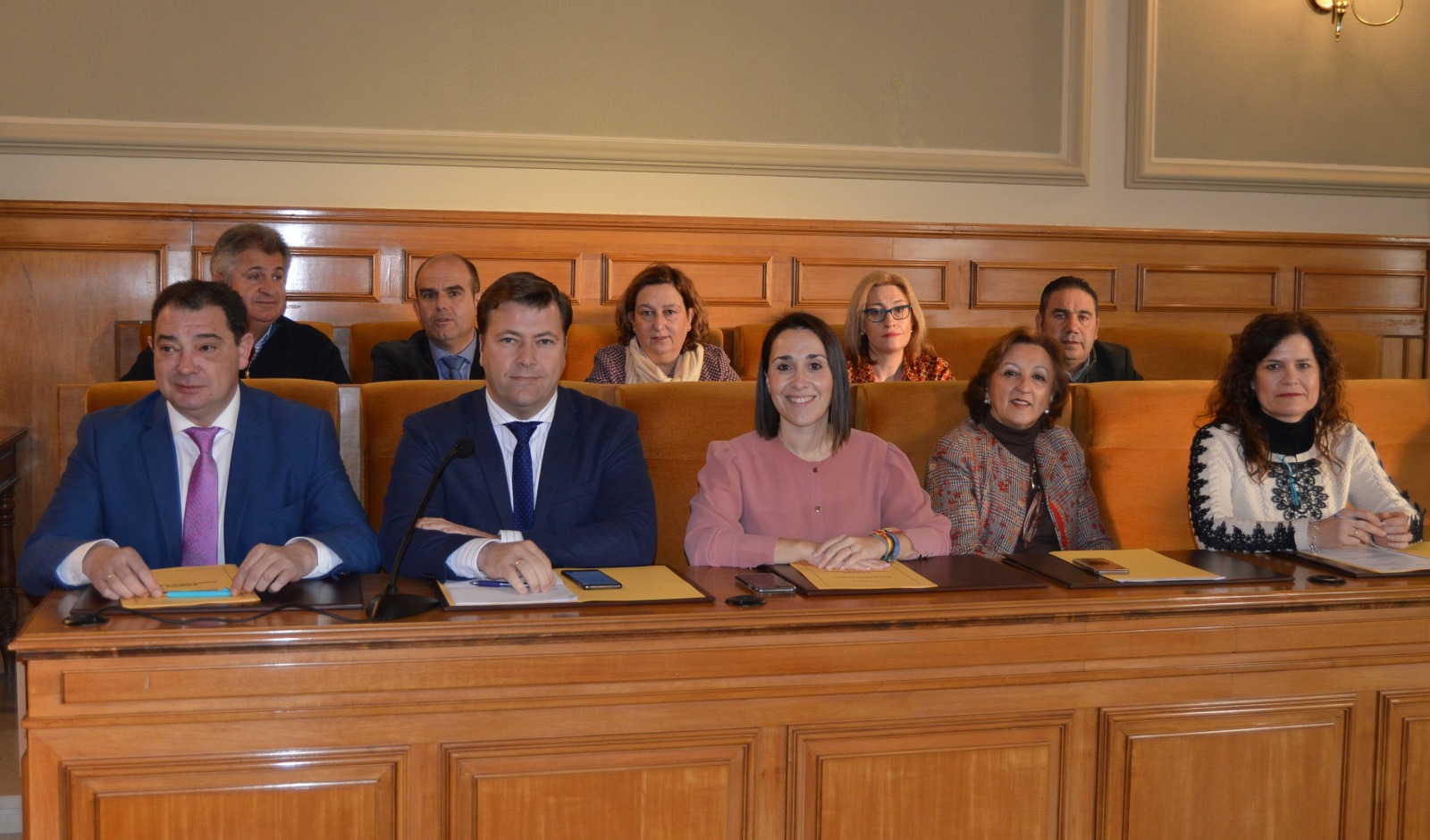 Fotografía archivo. Grupo Popular en el Pleno de la Diputación de Toledo