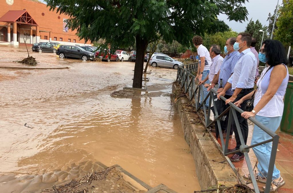 Velázquez pide la declaración de zona catastrófica para los municipios de la provincia de Toledo afectados por las tormentas
