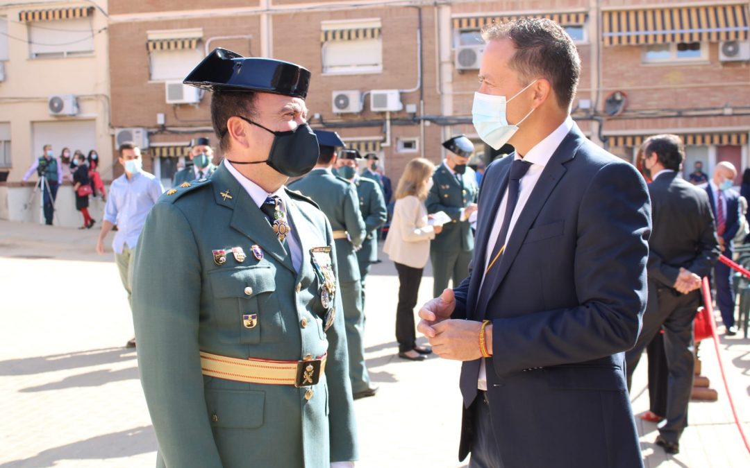 Velázquez agradece la labor de la Guardia Civil en la provincia, su vocación de servicio público y su defensa de los principios constitucionales