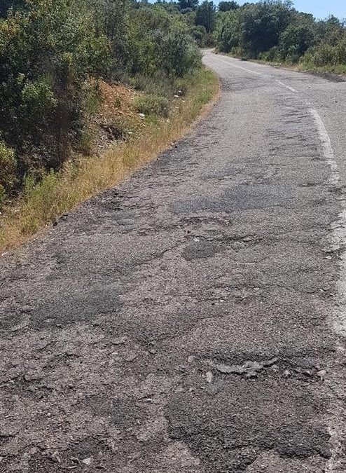 Continúa el abandono de la carretera CM-4155 por parte de la Junta, que niega ahora su inclusión en el III Plan de Carreteras