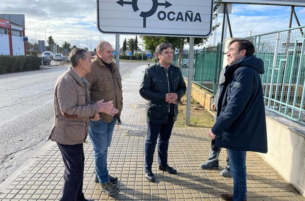 Labrador destaca la necesidad de construir, cuanto antes, el tramo de la A-40 entre Toledo y Ocaña y defiende el trazado original