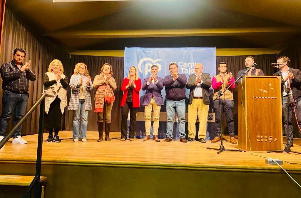 Diego Martín será el candidato del PP a la Alcaldía de El Carpio de Tajo, una persona comprometida con el proyecto de futuro que necesita el municipio
