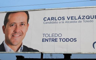 Velasco asegura que Carlos Velázquez ha ganado la batalla a Milagros Tolón con la instalación de las vallas publicitarias