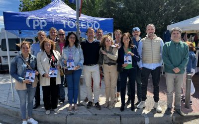 Velázquez asegura que el PP es la única opción política con una solución al problema de los atascos y la falta de aparcamiento en Toledo