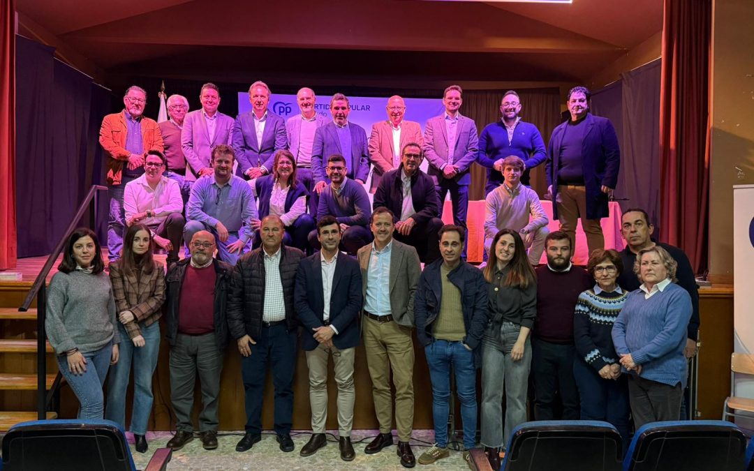 El Partido Popular de Carpio de Tajo renueva su Junta Local con el alcalde Diego Martín al frente