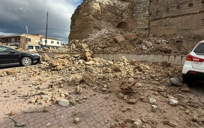 El PP de Escalona califica de “milagro” que no haya habido daños personales tras un nuevo colapso del castillo y exige al alcalde que actúe de manera urgente