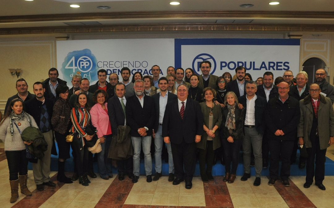 Gregorio destaca la unidad del PP de Talavera de la Reina y reitera el apoyo del partido provincial a la ciudad