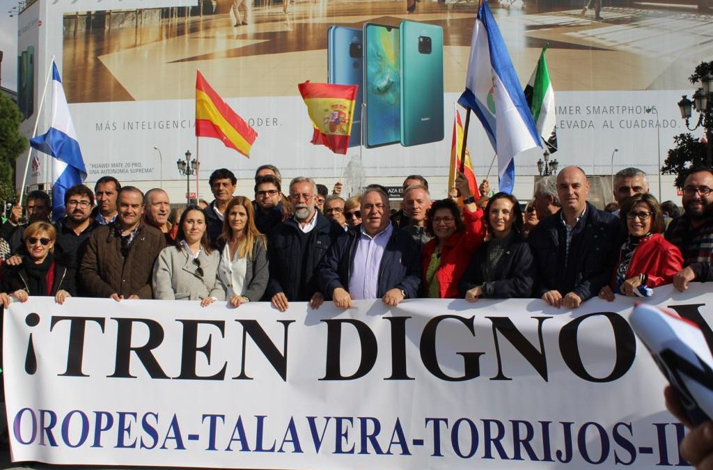 Riolobos califica de “vergonzosa” la situación del tren a Talavera y denuncia el silencio cómplice y cobarde de Page y García Élez