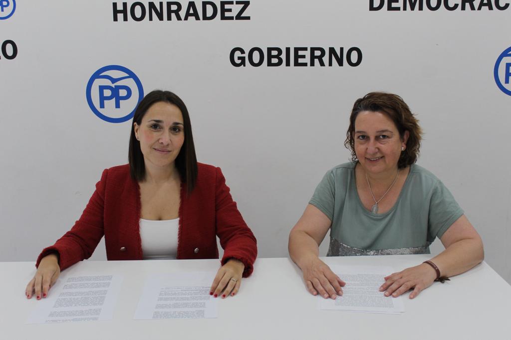 Rueda de prensa Alejandra Hernández y Concepción Cedillo en Illescas 030720
