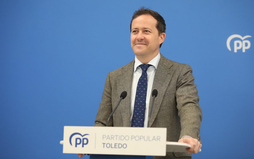 Velázquez reclama a la Junta de Comunidades que revierta en infraestructuras para la ciudad de Toledo lo que se recaude con el canon del agua