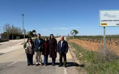 El PP pone en marcha las obras de la carretera TO-2875 en Villanueva de Alcardete y acaba con 20 años de desidia del PSOE